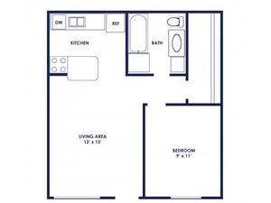 One Bedroom One Bath