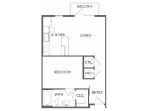 One Bedroom / One Bathroom