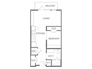 Studio - One Bedroom/One Bathroom