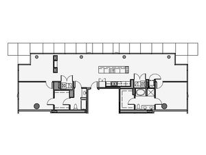 2 Bed 2 Bath Floor Plan 2p1