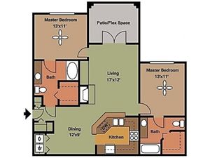 Remington at Lone Tree B4 Floorplan