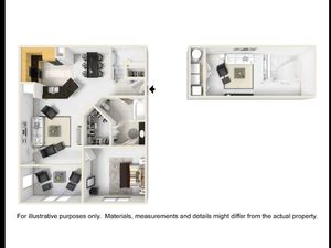 Kensington Floor Plan with Loft