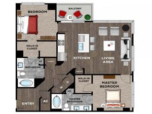 Element Music Row (Moved to RC) - 2 BR / 2 BA - E2A, E2B