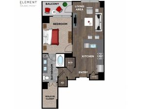 Element Music Row (Moved to RC) - 1 BR / 1 BA - J1