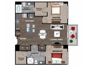 Element Music Row (Moved to RC) - 2 BR / 2 BA - F2