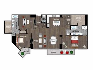 Element Music Row (Moved to RC) - 2 BR / 2.5 BTH, Den - P12
