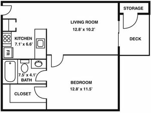 Cabot Crossing Apartments (Closed) - One Bedroom