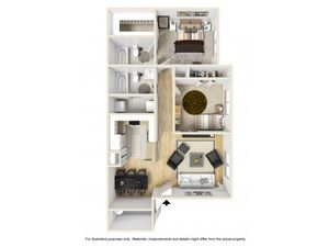 Northlake Apartments - 2 Bedroom 2 Bath