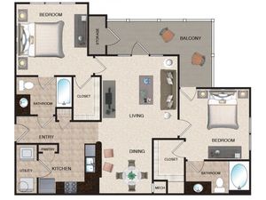 The Grove at Waterford Crossing (Moved to RC) - Birch - 2 BR / 2 BA
