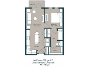 Apartments In McKinney Texas | Floor Plan