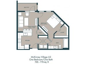 Soho Apartments McKinney | Floor Plan