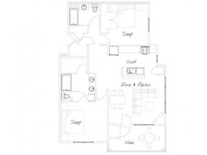 Watermark on Mainstreet (Closed) - 2 bed/ 2  bath 2g