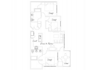 Watermark on Mainstreet (Closed) - 3 bed/ 2 bath 3h1