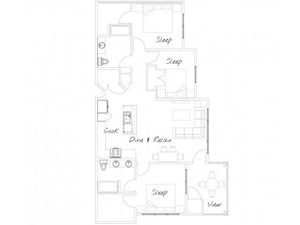 Watermark on Mainstreet (Closed) - 3 bed/ 2 bath3h2