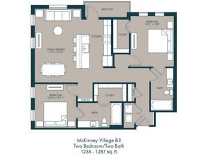 Apartments In McKinney | Floor Plan 2