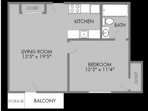 The Meadows (Closed) - One Bedroom Renovated