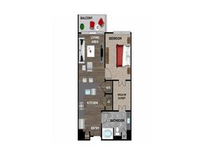 Element Music Row (Moved to RC) - 1 BR / 1 BA - D1B