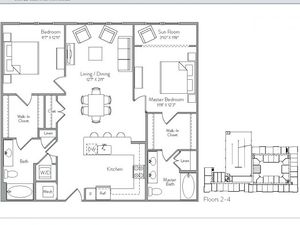 Floorplan 17 | Monument Village at College Park
