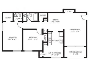 Axis 147 - Two Bedroom Custom - Renovated