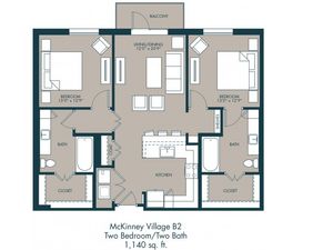 Apartments In McKinney Texas | Floor Plan 2
