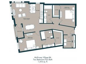 McKinney Park Apartments | Floor Plan 2