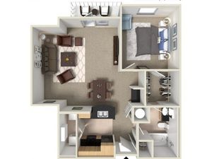 Seven Springs (Moved to RC) - Blue Bonnet- 1BR/1BA