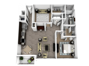 Central Station (Moved to RC) - Street Car - 1 BR / 1BA, Den