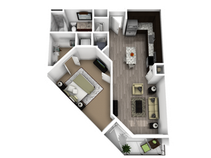 Central Station (Moved to RC) - Transit I - 1 BR / 1 BA