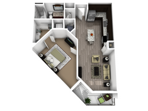 Central Station (Moved to RC) - Transit II - 1 BR / 1 BA