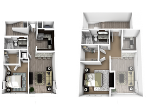 Central Station (Moved to RC) - Caboose - 2 BR / 2 BA Townhome