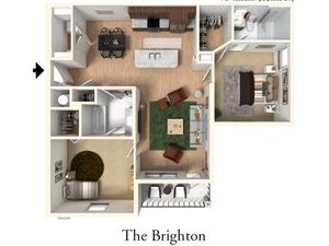 Two Bedroom Two Bath l Brighton Layout l High Ridge Landing