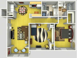 2 Bedroom 2 Bathroom