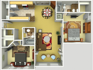 2 Bedroom | 2 Bathroom