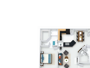 Abbey III 3BR/3BA 1503 square feet