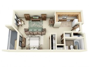 The Park at City West Apartments (Closed) - Afton - Studio