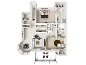 Mansions at Delmar (Closed) - Floorplan D