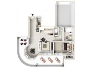 Mansions at Delmar (Closed) - Floorplan A