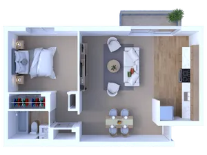 GoshenTerrace 1BD 1Bath 715sqft