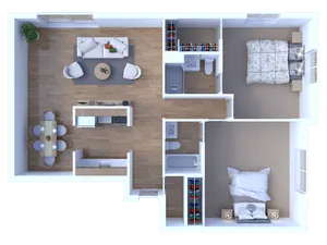 GoshenTerrace 2BD 2Bath 995sqft