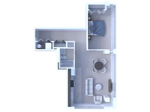 RiverView 1BD 1Bath 904sqft