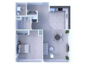 RiverView 1BD 1Bath 912sqft