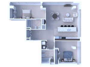 RiverView 2BD 2Bath 1323sqft