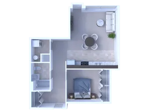 River View 1bed 1bath