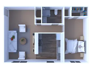 West logan NorrisHills 3 1BD 1Bath