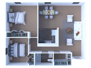 West logan NorrisHills 2BD 1Bath