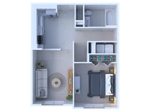 Rockledge Pointe 1 BR 672 sqft