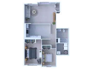 Rodckledge Pointe 2 BR Garden 1148 sqft