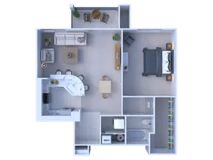 Diamond Pointe 1 Bed 1 Bath – 912sqft-min
