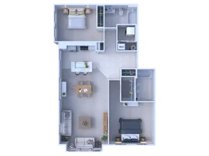 Diamond Pointe 2 Bed 2 Bath 1131sqft -min