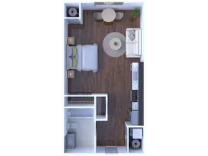 Butler Square A316 Studio &ndash; 542 sqft Revised May 24